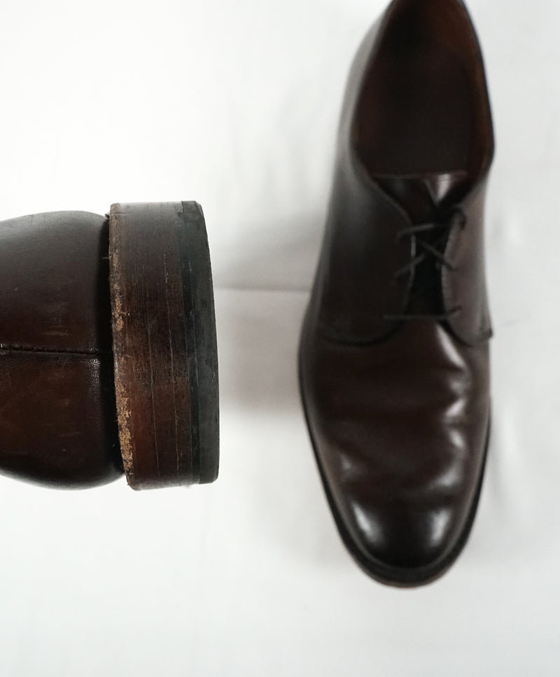 ALLEN EDMONDS - “Kenilworth” Brown Plain Vamp Oxfords - 10 D