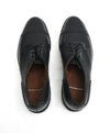 ALLEN EDMONDS - Brogue Black Cap Toe Leather Oxfords - 10.5 D