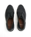 ALLEN EDMONDS - Brogue Black Cap Toe Leather Oxfords - 10.5 D