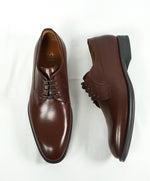 AQUATALIA - "Decker" Brown Leather Derby Oxfords - 8.5