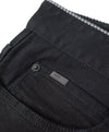 ARMANI COLLEZIONI - J15 LOGO Black Houndstooth Tipped Washed Jeans - 34W