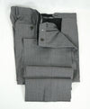 ARMANI COLLEZIONI - “G Line” Gray Micro Check Plaid Notch Lapel Suit - 42R