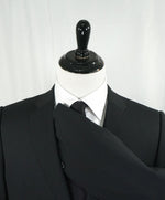 ARMANI COLLEZIONI - “M Line” Slim Black Notch Lapel Suit - 42R