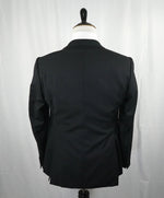 ARMANI COLLEZIONI - “M Line” Slim Black Notch Lapel Suit - 42R