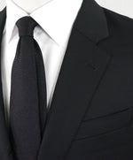 ARMANI COLLEZIONI - “G Line” Natural Stretch Black Notch Lapel Suit - 46R