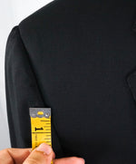 ARMANI COLLEZIONI - “G Line” Natural Stretch Black Notch Lapel Suit - 46R