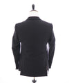 ARMANI COLLEZIONI - "M Line" Slim Modern Black Notch Lapel Suit - 38R