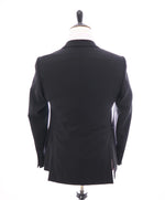ARMANI COLLEZIONI - "M Line" Slim Modern Black Notch Lapel Suit - 42R