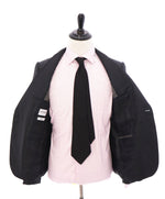 ARMANI COLLEZIONI - “M Line” Slim Gray Geometric Check 1-Button Suit - 40R