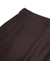 ARMANI COLLEZIONI -Textured Abstract Pattern Burgundy & Brown Pants - 32W