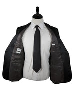 ARMANI COLLEZIONI - Black Peak Lapel 1-Button Satin Tuxedo - 38R