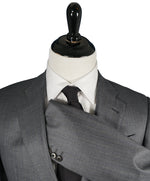 ARMANI COLLEZIONI - Blue & Gray Alternating Stripe Suit “G Line” - 38S