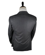 ARMANI COLLEZIONI - Blue & Gray Alternating Stripe Suit “G Line” - 38S