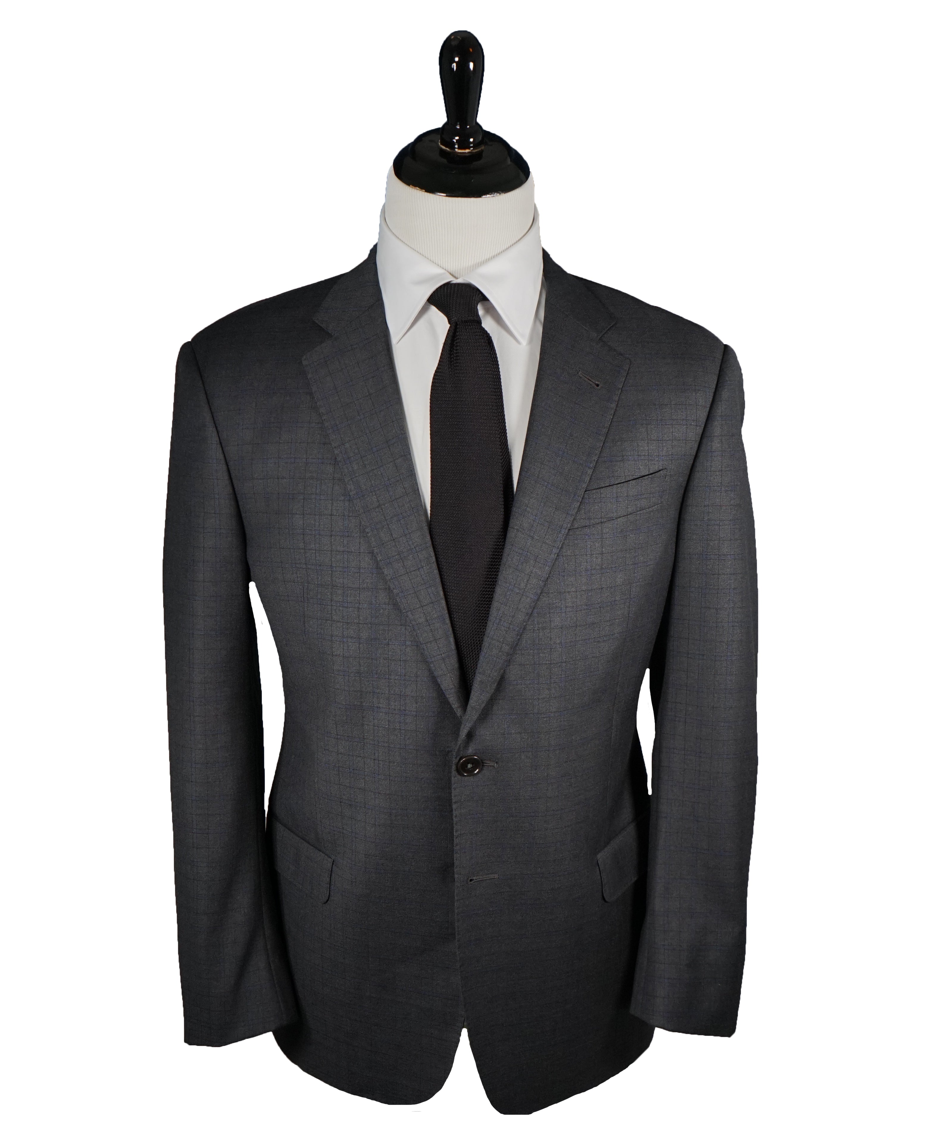 ARMANI COLLEZIONI - Blue & Gray Bold Plaid Check Suit “G Line” - 42R