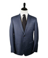 ARMANI COLLEZIONI - “G Line” 130’s Blue & Brown Check Blazer  - 40R