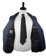 ARMANI COLLEZIONI - “G Line” 130’s Blue & Brown Check Blazer  - 40R