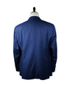 ARMANI COLLEZIONI - “G Line” Micro-Check Basket Weave Blue Suit - 48L