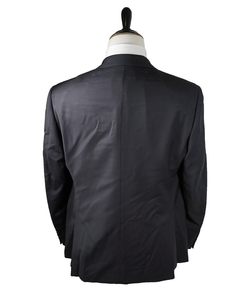 ARMANI COLLEZIONI - “G Line” Natural Stretch Solid Navy Suit - 44R