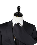 ARMANI COLLEZIONI - “G Line” Natural Stretch Solid Navy Suit - 44R