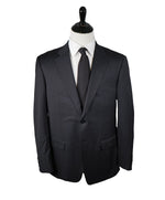 ARMANI COLLEZIONI - “G Line” Natural Stretch Solid Navy Suit - 44R