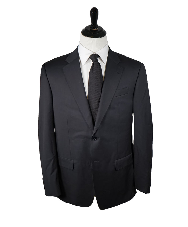ARMANI COLLEZIONI - “G Line” Natural Stretch Solid Navy Suit - 44R