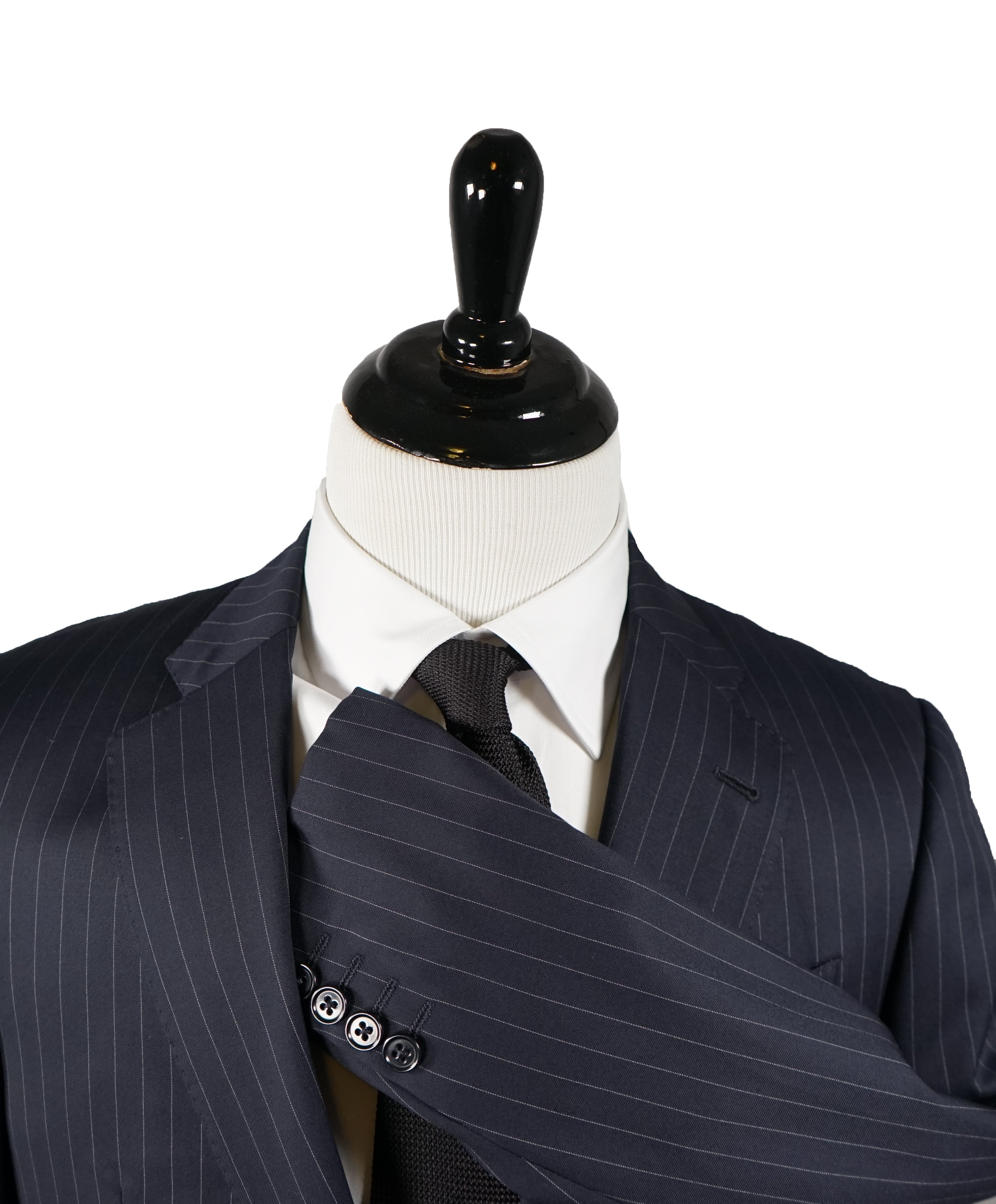 ARMANI COLLEZIONI - “G Line” Pinstripe Navy Suit - 40R