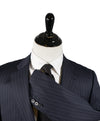 ARMANI COLLEZIONI - “G Line” Pinstripe Navy Suit - 40R