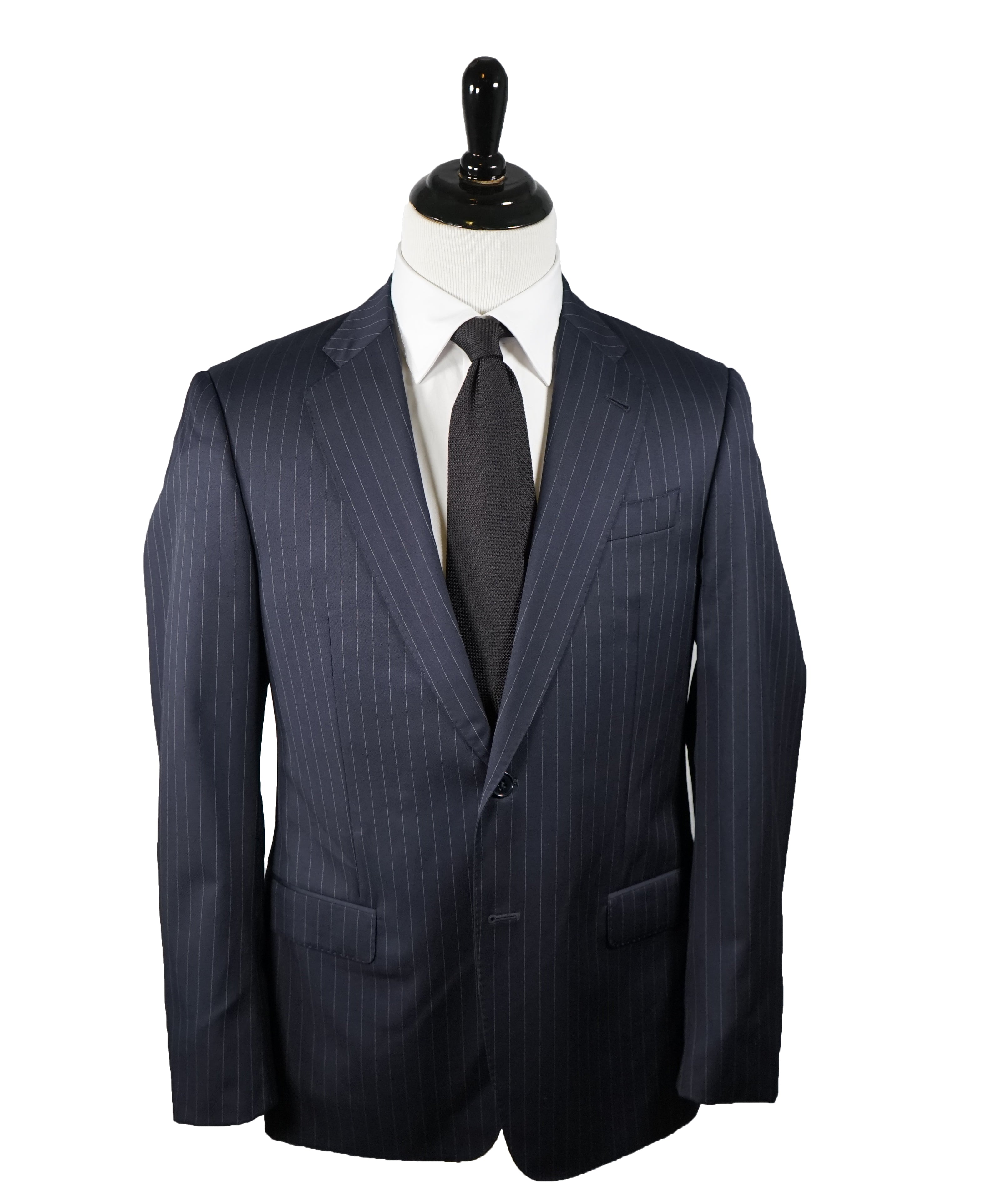 ARMANI COLLEZIONI - “G Line” Pinstripe Navy Suit - 40R