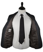 ARMANI COLLEZIONI - "G Line” Tonal Gray Herringbone Pattern Wool Suit - 38S