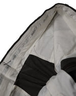 ARMANI COLLEZIONI - Gray Olive Textured Flat Front Dress Pants - 31W