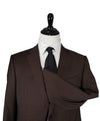 ARMANI COLLEZIONI - M Line Brown Micro Check Suit - 44R