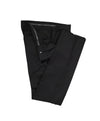 ARMANI COLLEZIONI - “M Line” Slim Black Textured Geometric Fabric Suit - 40R