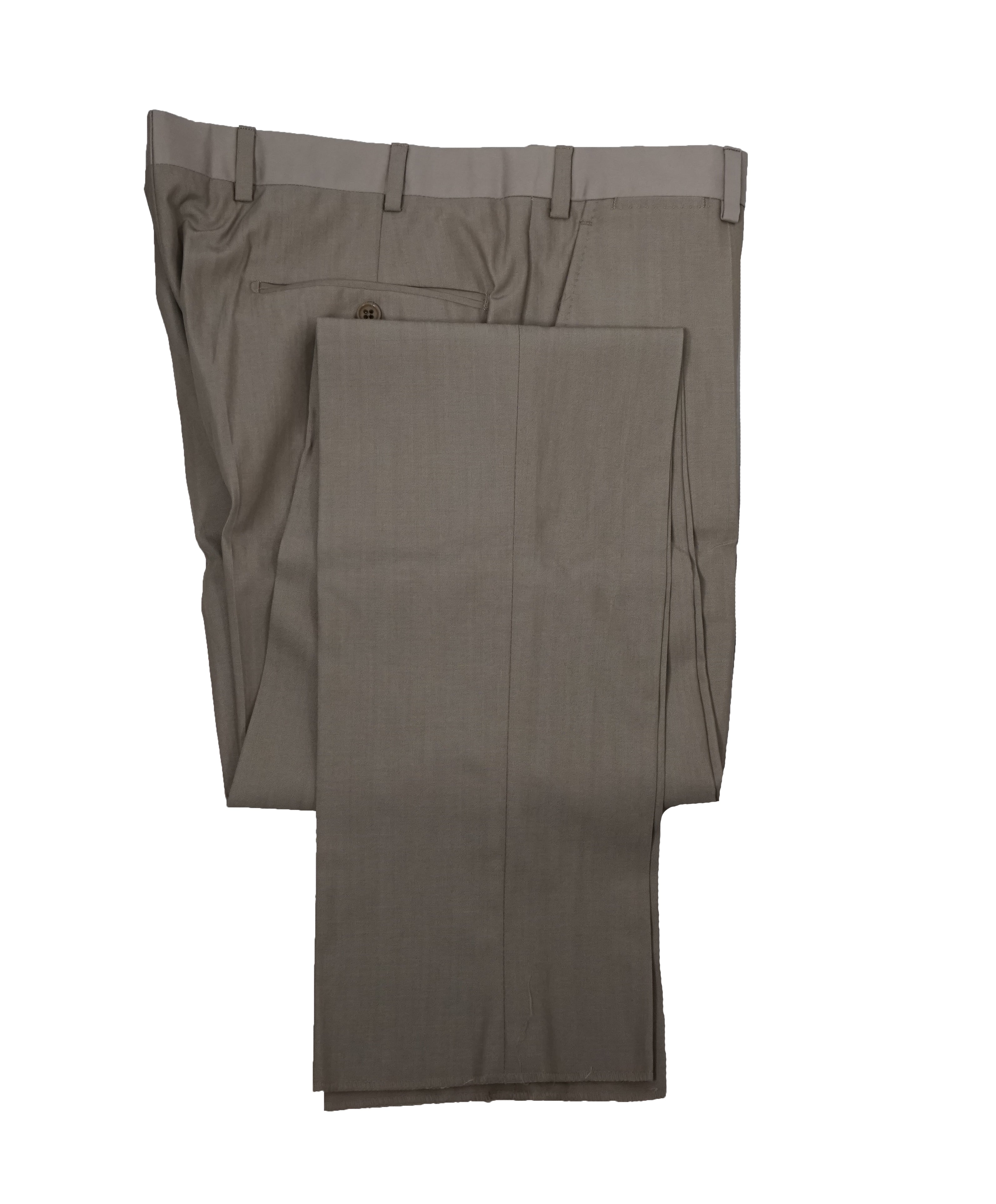 ARMANI COLLEZIONI - “M Line” Slim Beige Stone Summer Suit Tonal Satin Lapel - 40R