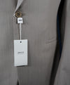 ARMANI COLLEZIONI - “M Line” Slim Beige Stone Summer Suit Tonal Satin Lapel - 40R