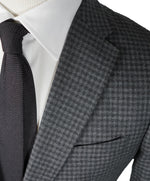 ARMANI COLLEZIONI - "M Line" Slim Drop 8 Melange Check RUNWAY SUIT - 40R