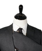 ARMANI COLLEZIONI - "M Line" Slim Drop 8 Melange Check RUNWAY SUIT - 40R