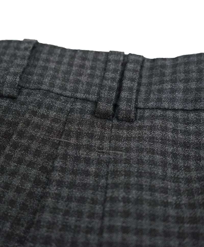 ARMANI COLLEZIONI - "M Line" Slim Drop 8 Melange Check RUNWAY SUIT - 40R