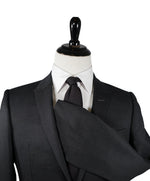ARMANI COLLEZIONI - Peak Lapel 1-Button Slim Charcoal Suit - 42R