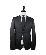 ARMANI COLLEZIONI - Peak Lapel 1-Button Slim Charcoal Suit - 38R