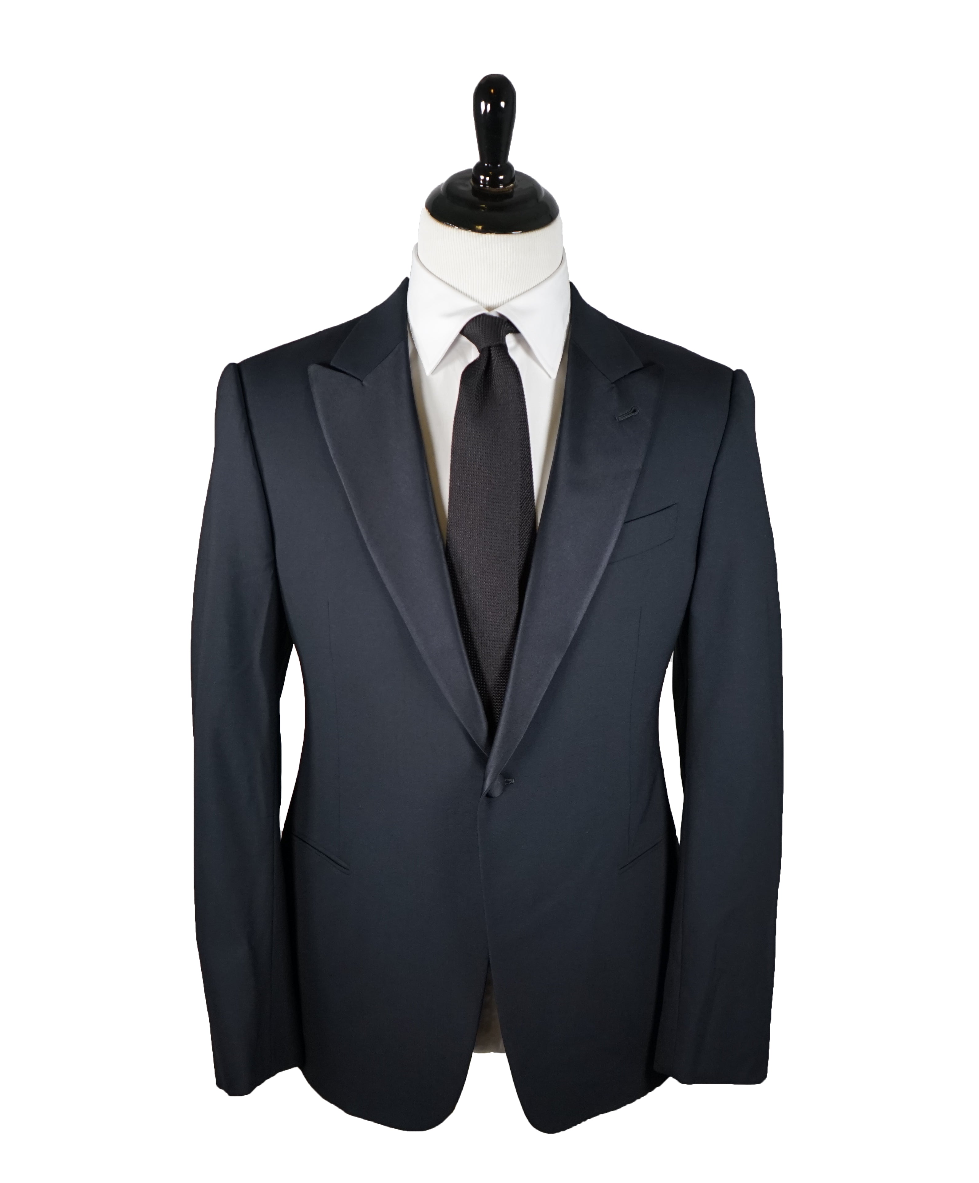 ARMANI COLLEZIONI - S Line Navy Blue Tuxedo Peak Lapels - 42R