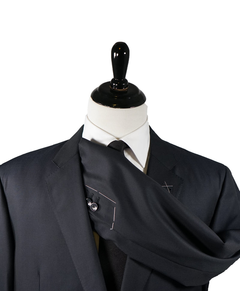 ARMANI COLLEZIONI - “Su Misura” Tonal Rope Stripe Pattern Suit - 48R