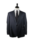 ARMANI COLLEZIONI - “Su Misura” Tonal Rope Stripe Pattern Suit - 48R