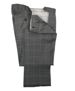 ARMANI COLLEZIONI - Textured Gray Plaid Check “G Line” Wool Suit - 38R