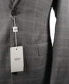 ARMANI COLLEZIONI - Textured Gray Plaid Check “G Line” Wool Suit - 38R