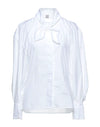 $495 ELEVENTY - White Bow Neck Long Sleeve Dress Shirt Cotton - 6 / 44