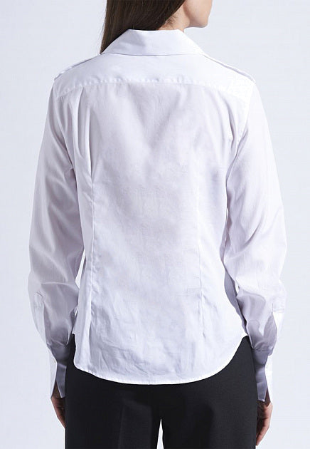 $495 ELEVENTY - 4-Pocket Shirt With Tabs Dress Shirt Cotton - 8 / 46