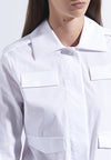 $495 ELEVENTY - 4-Pocket Shirt With Tabs Dress Shirt Cotton - 8 / 46