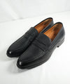 BALLY - “LAUTO /40” Logo Embossed Textured Penny Loafer - 8.5 D