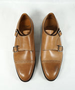 BALLY - “SCRIBE” Goodyear Welt Brown Hand Made Monk Strap Loafers - 11