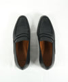 BALLY - “LAUTO 40” Logo Embossed Textured Penny Loafers - 8.5 D